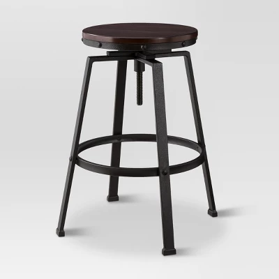 Lewiston Adjustable Swivel Barstool - Threshold 9 Lewiston Adjustable Swivel Barstool - Threshold - Image 7