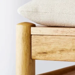 Emery Wood Counter Height Barstool With Upholstered Seat And Sling Back Natural - Threshold™ Designed With Studio McGee -HOMES: Inside + Out Store GUEST e8ec7e51 c160 4262 8af2 ab79b157278d