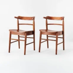 2pk Kaysville Curved Back Wood Dining Chair - Threshold™ Designed With Studio McGee 20 2pk Kaysville Curved Back Wood Dining Chair - Threshold™ Designed With Studio McGee -HOMES: Inside + Out Store GUEST eaf7886a 8612 4c0e 9925 8cef342fc08d