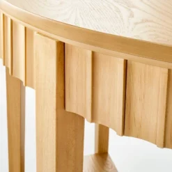 Thousand Oaks Wood Scalloped Demilune Console Table - Threshold™ Designed With Studio McGee -HOMES: Inside + Out Store GUEST eb35aaa8 f7c8 4881 b5d1 f85e53b2ca90