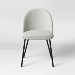 2pk Nils Metal Base Dining Chairs Gray Woven Fabric - Project 62™ 10 2pk Nils Metal Base Dining Chairs Gray Woven Fabric - Project 62™ -HOMES: Inside + Out Store GUEST eba8fec6 6e84 4014 b6d7 164d7192ea01