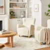 Kessler Wingback Faux Sherling Accent Chair Cream - Threshold™ Designed With Studio McGee 2 Kessler Wingback Faux Sherling Accent Chair Cream - Threshold™ Designed With Studio McGee -HOMES: Inside + Out Store GUEST edaf0d91 effb 44b9 8477 95b3d260c13d