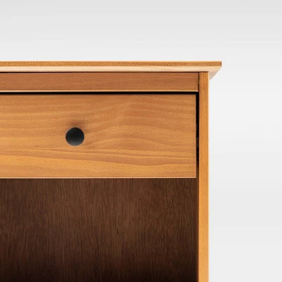 Stiva Classic Mid-Century Modern 1 Drawer Nightstand - Saracina Home 6 Stiva Classic Mid-Century Modern 1 Drawer Nightstand - Saracina Home - Image 4