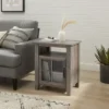 Transitional Classic Windowpane Storage Side Table - Saracina Home 1 Transitional Classic Windowpane Storage Side Table - Saracina Home -HOMES: Inside + Out Store GUEST ef774e00 e489 4147 9be8 094265a20edd