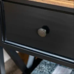 Set Of 2 Farmhouse Single Drawer V Frame Nightstands - Saracina Home -HOMES: Inside + Out Store GUEST f1245680 253f 435e 8e31 ba1601b73c4d