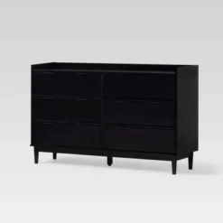 Mid-Century Modern Solid Wood 6 Drawer Double Dresser - Saracina Home 28 Mid-Century Modern Solid Wood 6 Drawer Double Dresser - Saracina Home -HOMES: Inside + Out Store GUEST f28737c7 21cc 4ac1 a20c e0fb2c873759