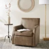 Glaser Faux Leather Swivel Chair Brown - Madison Park 1 Glaser Faux Leather Swivel Chair Brown - Madison Park -HOMES: Inside + Out Store GUEST f2f1f58b 5b07 46ff 9509 2aece7a0f80c