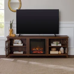 Tasi Transitional Farmhouse Glass Window Pane Door With Electric Fireplace TV Stand For TVs Up To 80" - Saracina Home 30 Tasi Transitional Farmhouse Glass Window Pane Door With Electric Fireplace TV Stand For TVs Up To 80" - Saracina Home -HOMES: Inside + Out Store GUEST f311f96d d499 42c9 8cd1 6739a79235a7