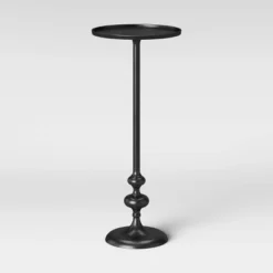 Londonberry Turned Metal Accent Table Black - Threshold -HOMES: Inside + Out Store GUEST f6fb4cf2 6e25 4ecd 9288 beaa0df56319