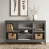 32" Carson Horizontal Bookcase With Adjustable Shelves - Threshold