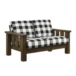 Jovie Gingham Rustic Loveseat - HOMES: Inside + Out 10 Jovie Gingham Rustic Loveseat - HOMES: Inside + Out -HOMES: Inside + Out Store GUEST f87e61c3 1921 4258 978a 97d7b894f3c6