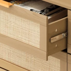 43.31" 6-Drawer Rattan Dresser For Living Room And Bedroom - ModernLuxe 17 43.31" 6-Drawer Rattan Dresser For Living Room And Bedroom - ModernLuxe -HOMES: Inside + Out Store GUEST f9cd6e25 eed0 4d7a 8a11 5c3251963523