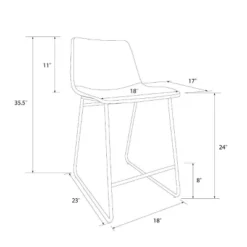 Bowden Faux Leather Counter Height Barstool - Threshold™ 11 Bowden Faux Leather Counter Height Barstool - Threshold™ -HOMES: Inside + Out Store GUEST fc17995b 497f 4a5a 958c c9c8bb9e68cc