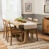 Pedestal Wood Dining Table - Natural - Hearth & Hand™ With Magnolia -HOMES: Inside + Out Store GUEST fc6e274e 0696 43d6 8a73 c5e00e65ba98