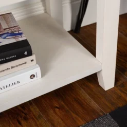 48" Farmhouse Solid Wood 2 Drawer Buffet White - Saracina Home -HOMES: Inside + Out Store GUEST fca06093 76ee 4361 a9c1 7bd02fcca42c