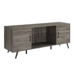 2 Door Mid-Century Modern Wood Storage TV Stand For TVs Up To 65" - Saracina Home 28 2 Door Mid-Century Modern Wood Storage TV Stand For TVs Up To 65" - Saracina Home -HOMES: Inside + Out Store GUEST fdbaa559 01a2 420c b9f9 1eddb90512df