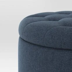 Tufted Round Storage Ottoman - Threshold -HOMES: Inside + Out Store GUEST fe54b841 fb70 4c44 b0a1 3b168a4ddf00